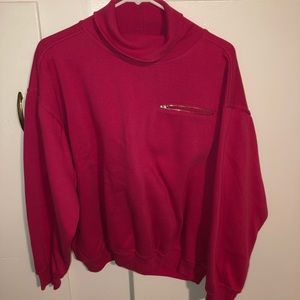 Turtle Neck Sweatshirt